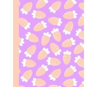 Composition Notebook Wide Ruled: Pink Pastel Chubby Carrots Lined Paper Journal for Girls, Boys, Kids, Teens, Adults and Students | For Creatives, ... and Note-taking | 7.5 x 9.25" | 120 Pages
