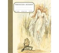 Composition Notebook with Inspirational Quote: Frog Prince Classic Illustration - 110 pages, College Ruled, 7.5 x 9.25 in., Cream Paper