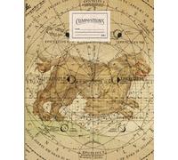 Composition notebook with the zodiac sign Leo: Notebook with lines for home notes and recipes, school and work. College Ruled, 7.5 x 9.25 Inches, 110 pages