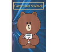 Composition Rabbit Notebook: Cute Brown Bear Cony Bunny Rabbit Thirsting For Your Love Journal, Notebook, Diary Or Sketchbook With 105 Pages Blank