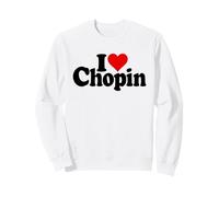 Compositor DE Polish Frederic I Love Heart Chopin Sudadera
