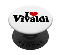 Compositor I Love Heart Vivaldi Antonio PopSockets PopGrip Adhesivo