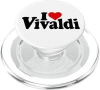 Compositor I Love Heart Vivaldi Antonio PopSockets PopGrip para MagSafe