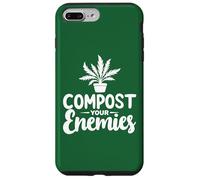 Compost a tus enemigos Jardín Plantas Jardinería Amante Botánico Carcasa para iPhone 7 Plus/8 Plus
