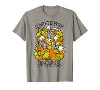 Compost de jardinería Divertido Vida después de la Muerte Esqueleto Jardinero Camiseta
