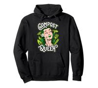 Compost Queen Herramientas de jardinería Vintage Pop Art Gardener Girl Sudadera con Capucha