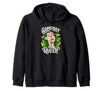 Compost Queen Herramientas de jardinería Vintage Pop Art Gardener Girl Sudadera con Capucha