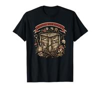 Compost Your Enemies Garden Tattoo Style Divertido Humor Oscuro Camiseta