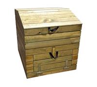 Habitat et Jardin Compostador de Madera 500L Douglas 80 x 80 x 85 cm