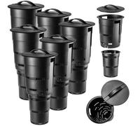 Compostaje de cama KADAX, compostador de jardín subterráneo de plástico negro