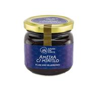Compota de Ciruela y Arándano Artesanal, 100% Fruta Natural, Frasco 200 ml