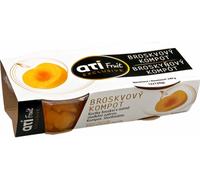 Compota de melocotón exclusiva de ATI Fruit, paquete de 2, 2 x 120 g