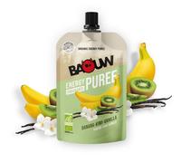 Compota energética ecológica Baouw - Plátano, kiwi, vainilla