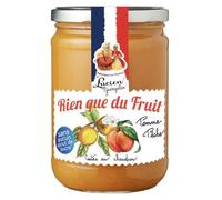 Compota Manzana Melocotón Nada más que fruta Lucien Georgelin 560g
