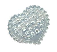 Compound Pin Art Pattern With Water Echinoderm Whelk Gouged Outline Handbuilt Manicure Realistic Relief Crafting Water Inspired Compound Pin Stamp Pattern