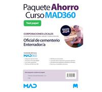 Oposiciones Oficial de cementerio/enterrador de Ayuntamientos, Diputaciones y otras Corporaciones Localess. Paquete Ahorro de Libros y Curso MAD360