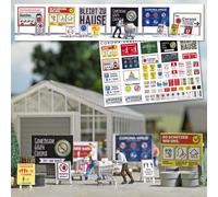 Compra De Pánico Mini Escena Con Señales En Inglés HO/OO Escala Busch 7911