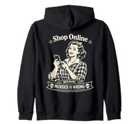 Compra en línea, Porque el Asesinato está Mal Sudadera con Capucha