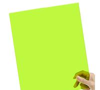 Compra hoja de plexiglás acrílico de color verde fluorescente, 1/8 pulgadas de grosor, tamaño 12 x 8 pulgadas, plexiglás plástico para manualidades y más