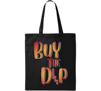 Compra The Dip Stock Trader Bubble Font Art - Bolsa de algodón ecológico natural, color negro, Black, Talla única