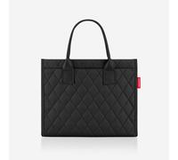 reisenthel Daily shopper - Bolso de mano moderno y recto para cualquier ocasión - práctico bolso de mano, lo suficientemente grande para tus compras y tus objetos cotidianos, Rhombus Black, 42 cm x 35