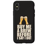 Cómprame una Cerveza Antes de Decir Que Hago Despedida de Soltero Meme Carcasa para iPhone X/XS