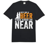 Cómprame una Cerveza El Fin es Casi Divertido Casarse Novio Comfort Colors Adult Heavyweight T-Shirt