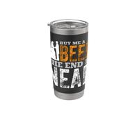 Cómprame una cerveza El fin es casi divertido casarse novio Vaso térmico de acero inoxidable de doble pared