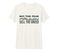 Comprar El Miedo Vender La codicia Crypto Trading Inversor & Trader Camiseta Premium