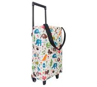 Compras Correos sobre Ruedas Bolsas de tranvía Reutilizables de impermeabilización portátiles Plegables con asa para supermercados y Viajes, Color Variado