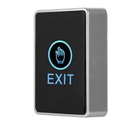 Compras Locas Control de Acceso por Huella Digital, Interruptor de botón de liberación de Salida de la Puerta Panel táctil del Sensor para Sistemas de Control de Acceso 12V