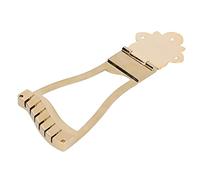 Compras Locas Cordal de Puente, Cordal de Guitarra Cuerpo Hueco para Instrumento Musical para Jazz(oro)