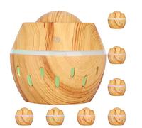 Compras Locas Humidificador de Coche, humidificador difusor de Aceite Esencial Esencial difusor de Aroma de ambientador de Coche de bajo Ruido, para Dormitorio de casa