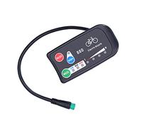 Compras Locas Pantalla LED de Bicicleta eléctrica, Material de Mezcla Pantalla de Bicicleta eléctrica de 36 V / 48 V para Accesorios de Bicicleta eléctrica Compatible con Pantalla KT-LED880
