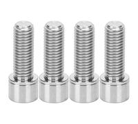 Compras Locas Tornillo de Pernos de vástago de Bicicleta, Tornillos de vástago Ligeros M7x20mm para vástago de Bicicleta para Bicicleta(Color primario de Titanio)