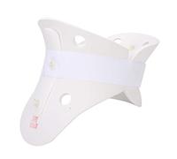 Compras Locas Tractor de cuello, soporte de cuello ligero, blanco Práctico duradero para reducción de esguinces de cuello Cuello(white, L)