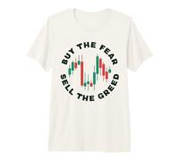 Compre el Miedo Venda la codicia - Crypto & Stock Traders Camiseta Premium