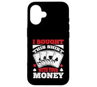 Compré Este Divertido Juego de póquer para Hombres y Mujeres Carcasa para iPhone 16