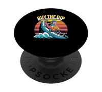Compre la Estrategia Dip Bitcoin Comercio HODL Riqueza Bitcoin PopSockets PopGrip Adhesivo