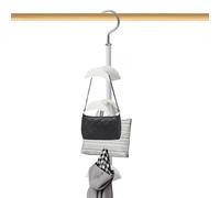 Comprehensive Organization Solution: The utility design of this hanger ensures comprehensive organization and closet neatness assurance, while its ability to support versatile accessory suspending