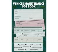 Comprehensive Vehicle Maintenance Log Book: Detailed Service Records: Complete Auto Maintenance Log | 4-Part Record with Service Details, Repair ... Logs & Note Sections 86 Page | 8.5 x 11 Inc