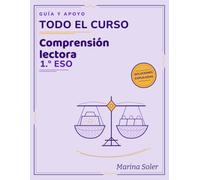 Comprensión lectora 1.º ESO - Cuaderno de Guía y Apoyo: Entender, deducir y responder con pruebas: relato, descripción, diálogo, instrucciones y ... soluciones explicadas (Guia y apoyo 1º ESO)
