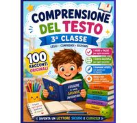 Comprensione del testo - 3 iuta il tuo bambino a diventare un lettore più sicuro con un quaderno ricco di attività coinvolgenti!