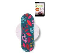 Compresa reutilizable en algodón orgánico para flujo abundante e incontinencia (L+XL, 1 ud.); lavable a alta T°, HECHA EN LA UE; suave y no irritante, compresa de tela para mujeres y adolescentes