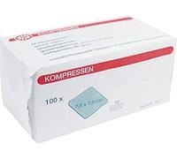 Compresas 100 Pieza 12 x varios tamaños - 7,5 cm x 7,5 cm