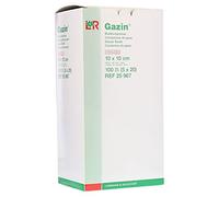 Compresas de gasa de Gazin, 10 x 10 cm, estériles, 12 pliegues, 5 x 20 unidades
