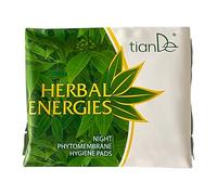 Compresas «Energía de las Hierbas», Noche de Menstruación, TianDe 61903, 8Un.