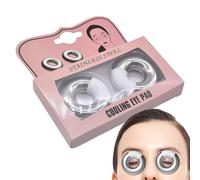 Compresas Frías Oculares De Acero Inoxidable - Terapia para Bolsas y Ojeras | Accesorio de Enfriamiento Facial Multiusos para Mujeres y Familia
