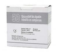 Compresas gasa cotonificio gran cruz 50u