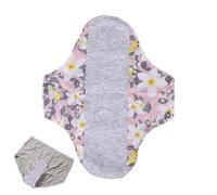 Compresas | impermeables ergonómicas transpirables | Toallas de algodón lavables reutilizables para la menstruación,para piel sensible, niñas, adultas, hogar, oficina, hotel, gimnasio, uso diario, via